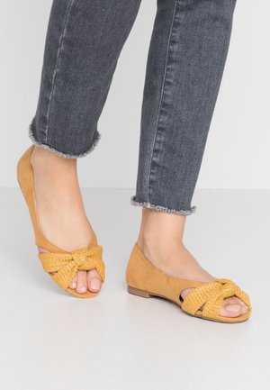 Bailarinas peeptoe - yellow