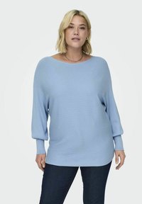 ONLY Carmakoma CARNEW ADALINE - Džemperis - blue bell