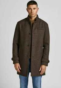 Jack & Jones PREMIUM BLAMELTON SN - Īss mētelis - black coffee