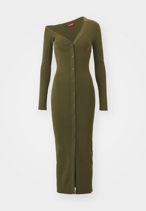 CRAFTSMAN DRESS - Svetríkové šaty - sergeant green