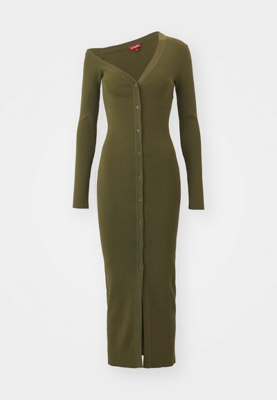 STAUD CRAFTSMAN DRESS - Strikket kjole - sergeant green