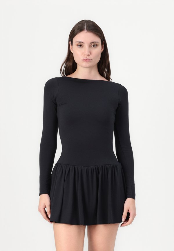 Drop-Waist Knit Skort - Jersey dress