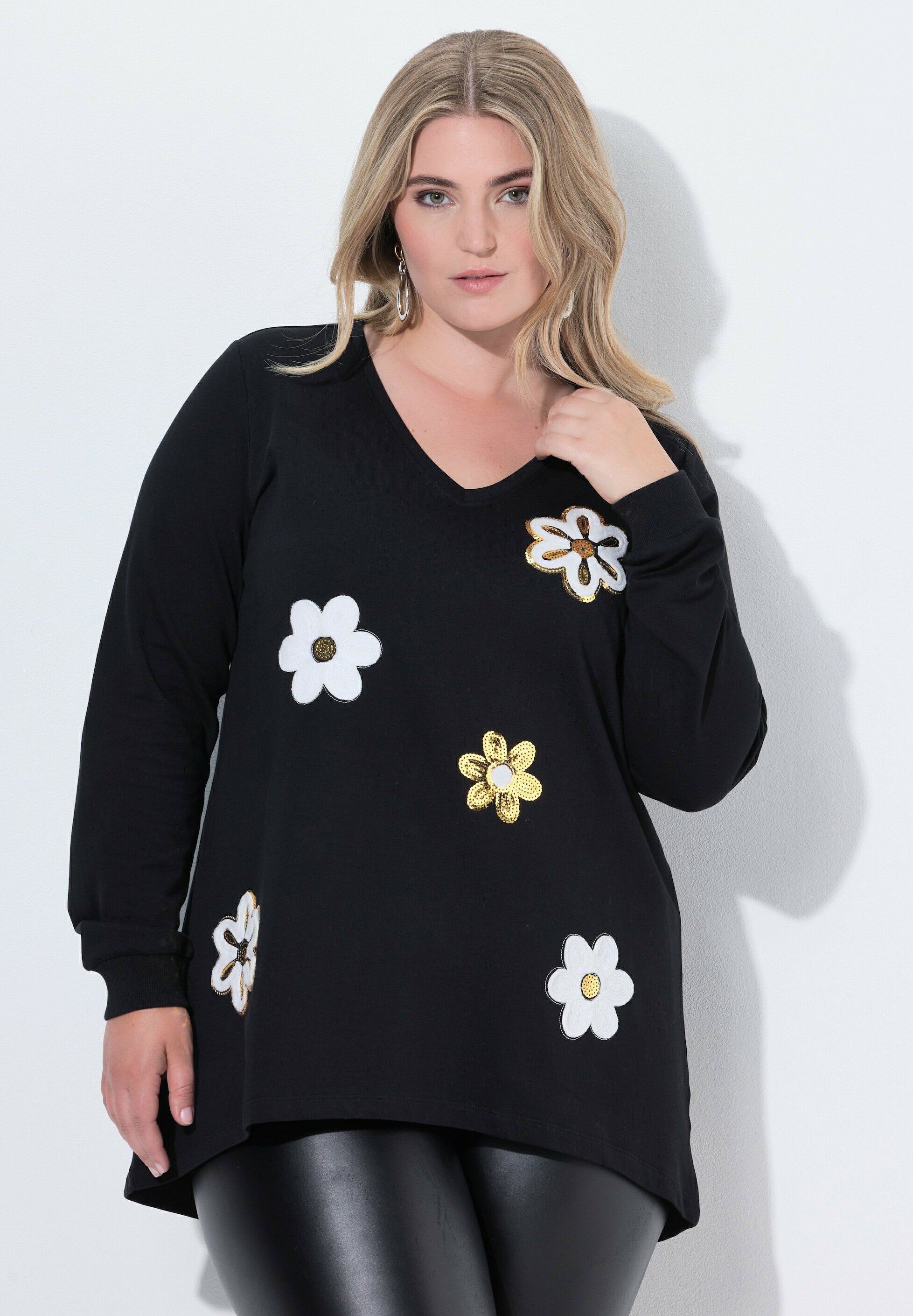 Sweat-shirt Femme Grande Taille Gaufré - Col Rond, Manches Longues - Coupe Ample Et Décontractée - Sans Capuche - 5