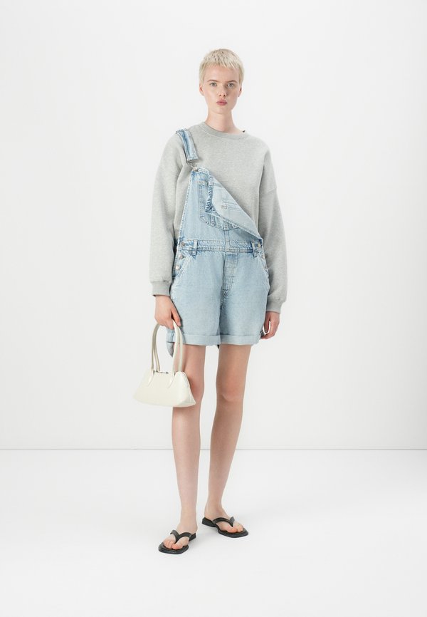 SHORTALL SUPER - Dungarees - light indigo2