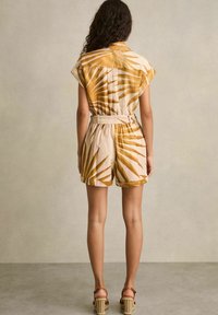 Reiss REGULAR FIT - HARRI PALM PRINT BELTED  - Overal - neutral
