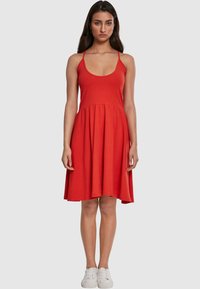 Urban Classics Rochie de zi - bloodorange