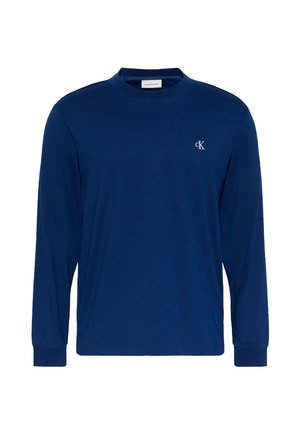 Calvin Klein Jeans, LS EASY MONOGRAM TEE - Maglietta a manica lunga - estate blue