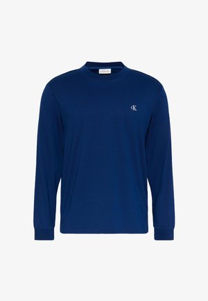 Calvin Klein Jeans, LS EASY MONOGRAM TEE - Maglietta a manica lunga - estate blue