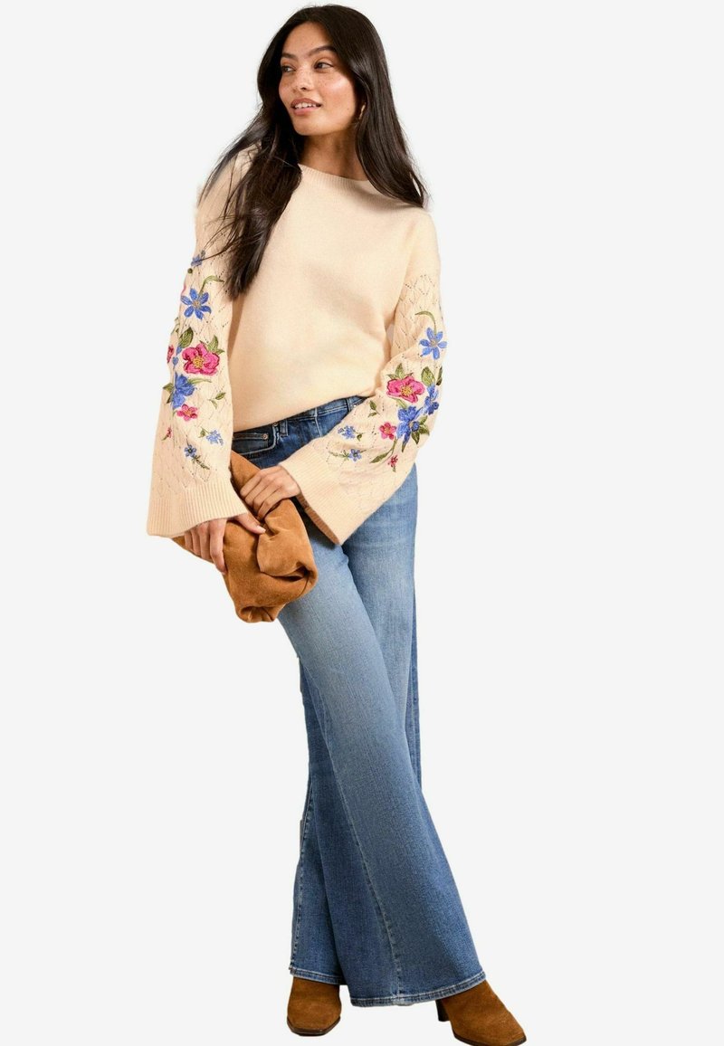 Love & Roses Džemperis - ivory floral