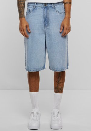 HEAVY - Farkkushortsit - new light blue washed