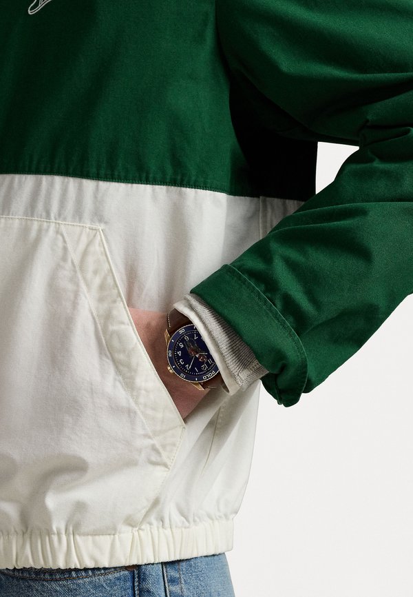 THE BAYPORT COLOR-BLOCKED POPLIN JACKET - Summer jacket - new forest2