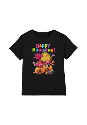 Universal Studios, TROLLS POPPY AND VIVA PUMPKIN UNISEX - Print T-shirt - black