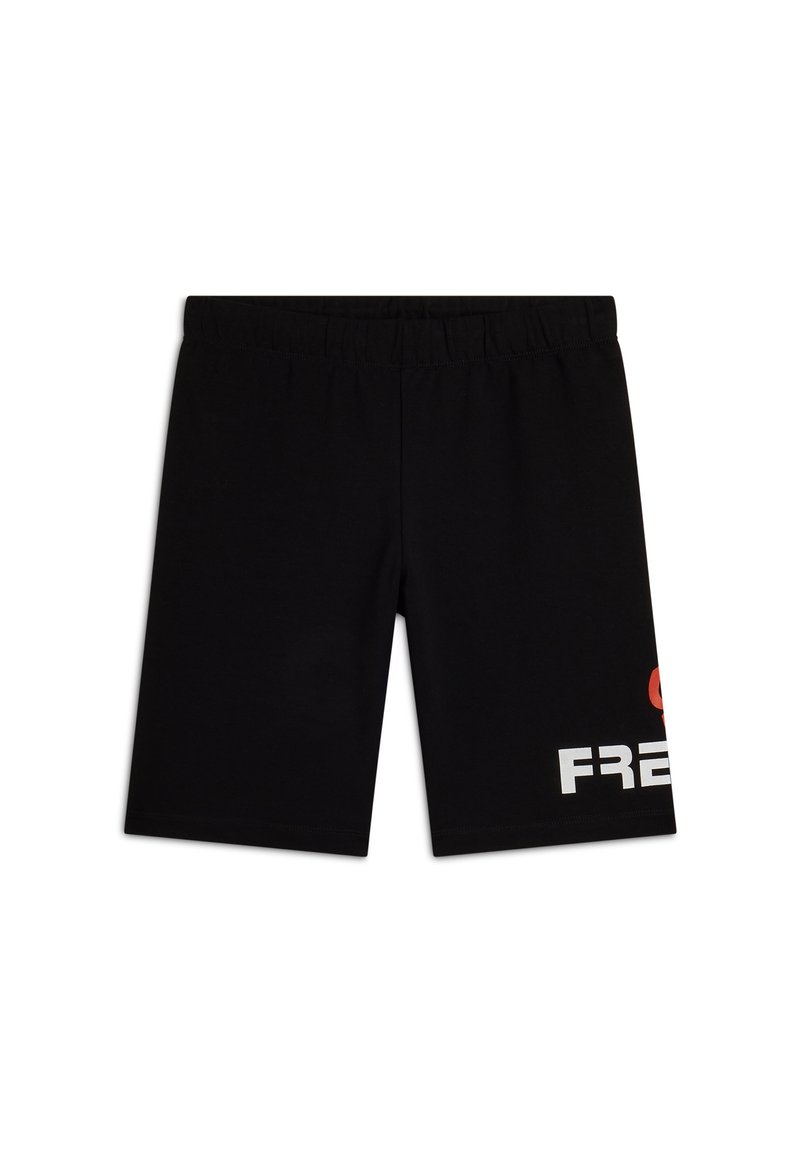 Freddy BERMUDA CON LOGO - Pantalones montañeros cortos - nero