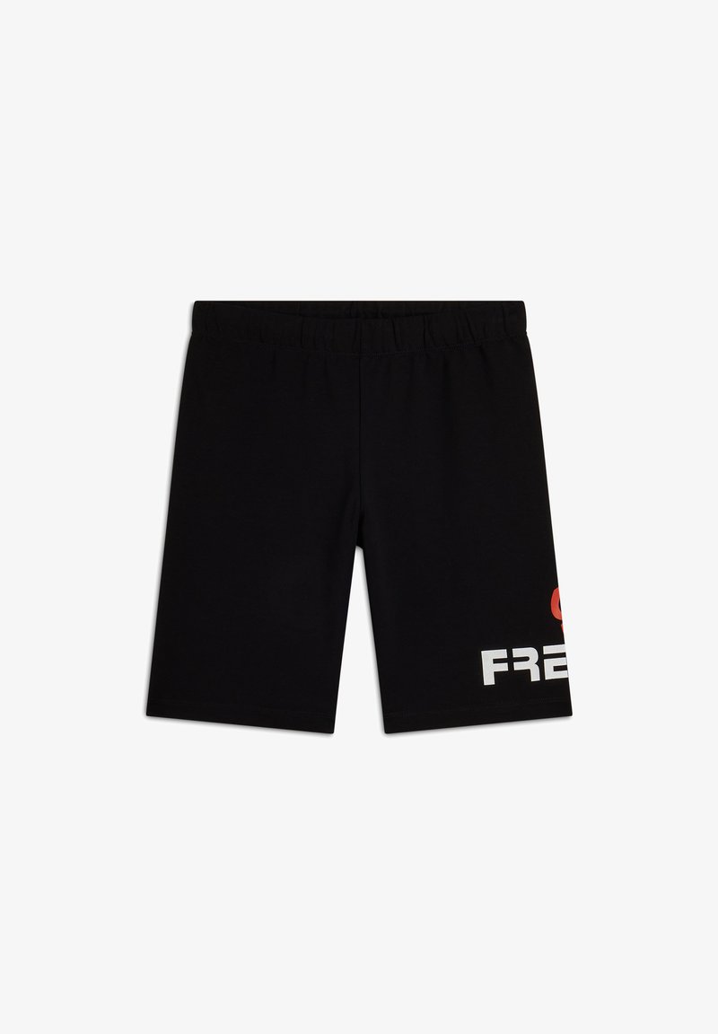 Freddy BERMUDA CON LOGO - Pantalones montañeros cortos - nero