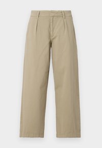 REY WIDE LEG - Trousers - stone