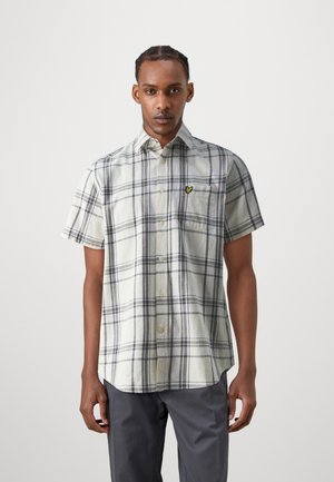 CHECK SHORT SLEEVE - Vapaa-ajan kauluspaita - chalk