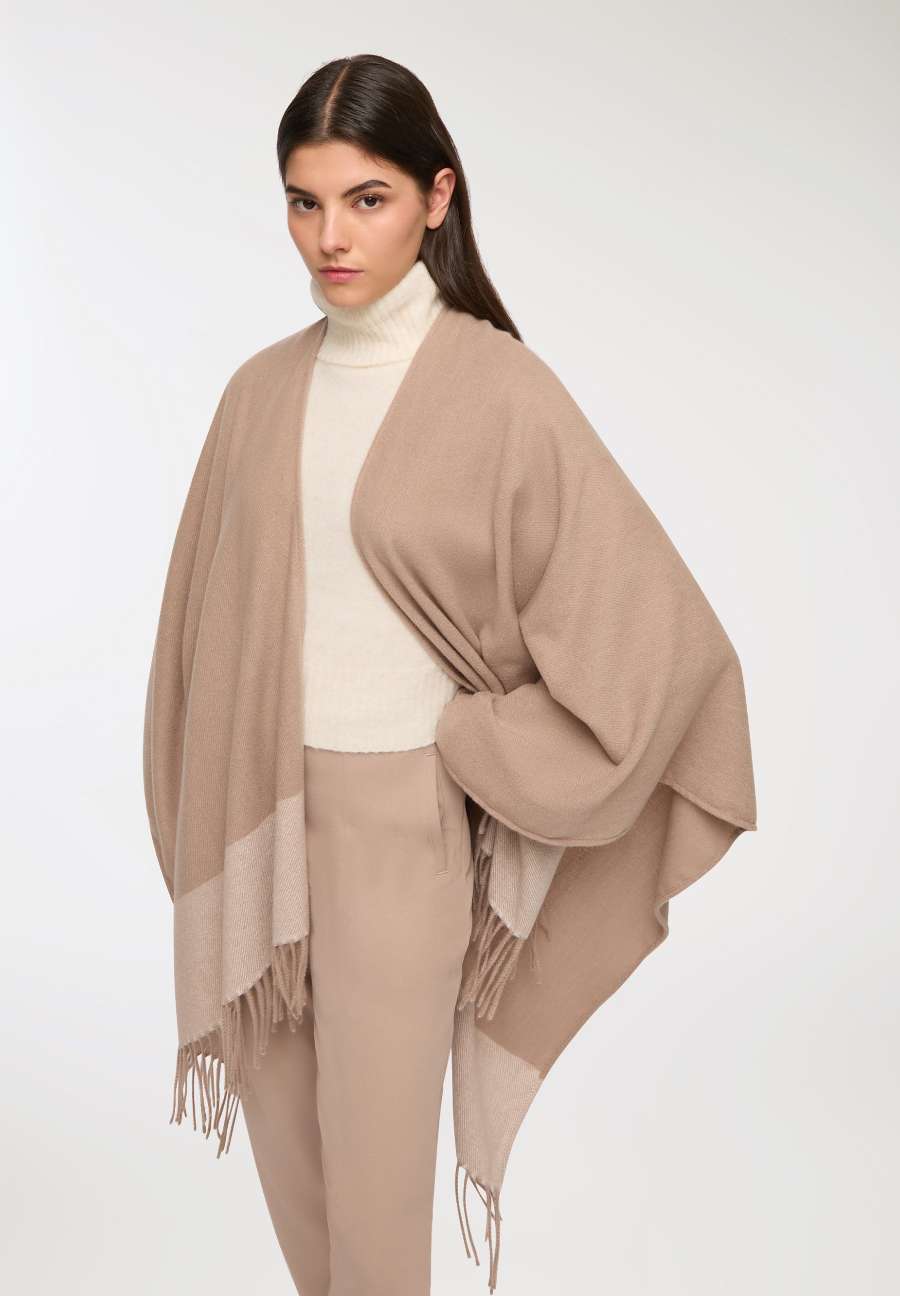 Terranova Sciarpa Pelliccia Terranova CON FRANGE Mantella Var