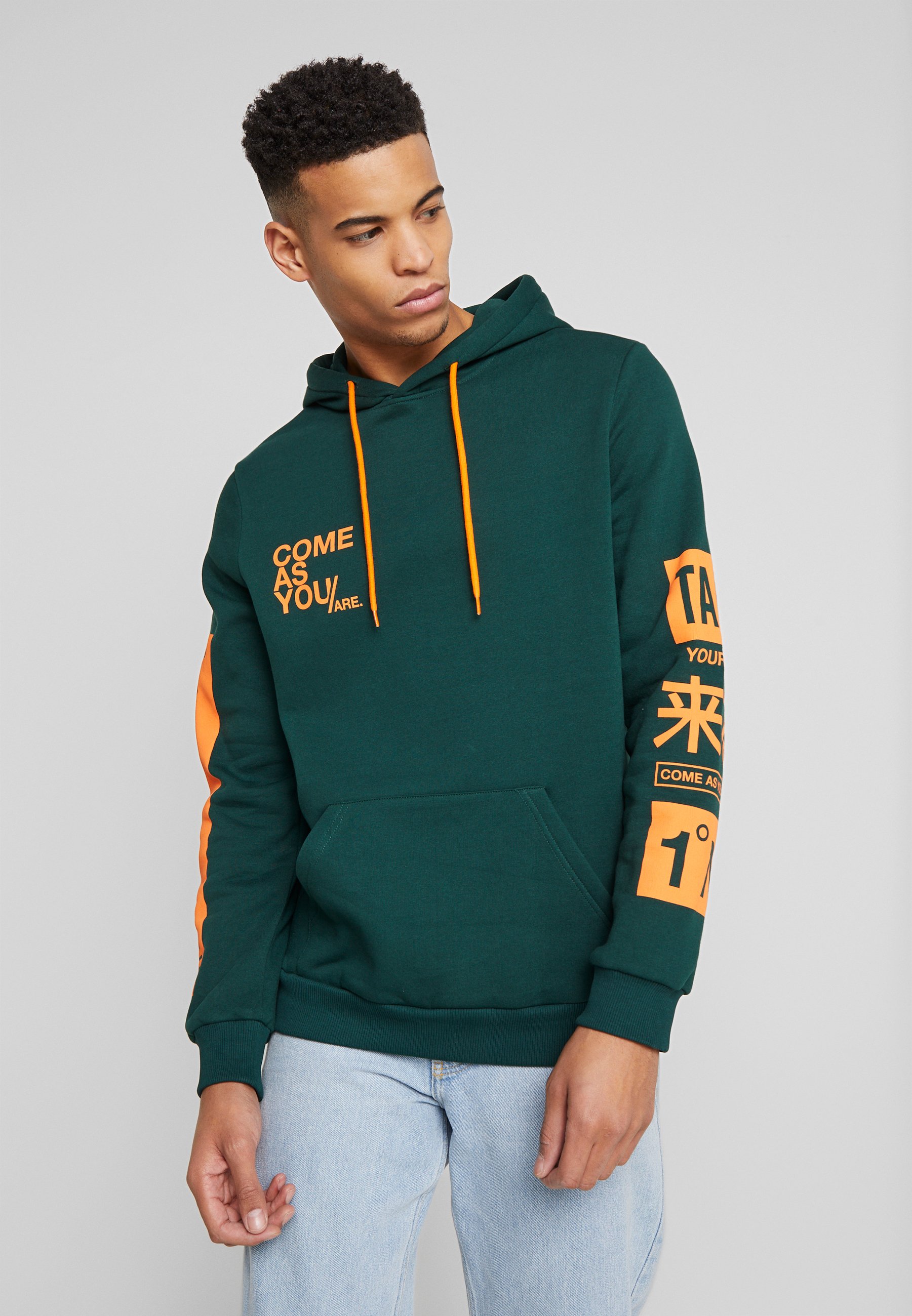Pier One Hoodie - dark green - Zalando.co.uk