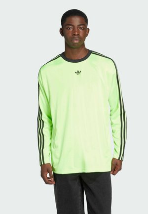 Long sleeved top - signal green   black