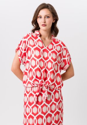 Blouse - lobster sand ecru