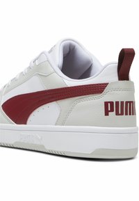 Puma REBOUND V6 UNISEX  - Sneakers basse - glacial gray intense red white