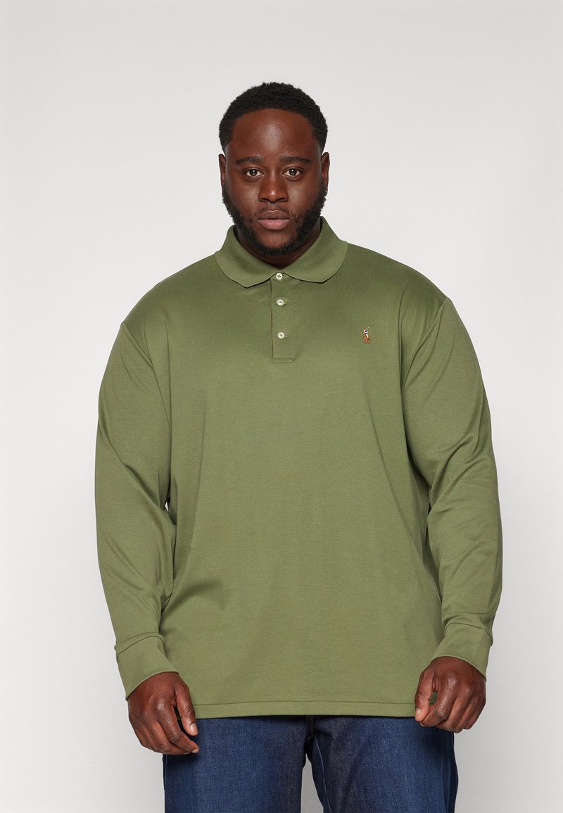 Polo Ralph Lauren Big & Tall SOFT COTTON LONG-SLEEVE POLO SHIRT - Poloshirt - garden trail