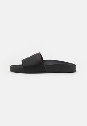 CAYSON UNISEX - Ciabattine - black/white