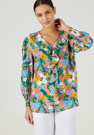 Damart Blouse - imprimé grandes fleurs