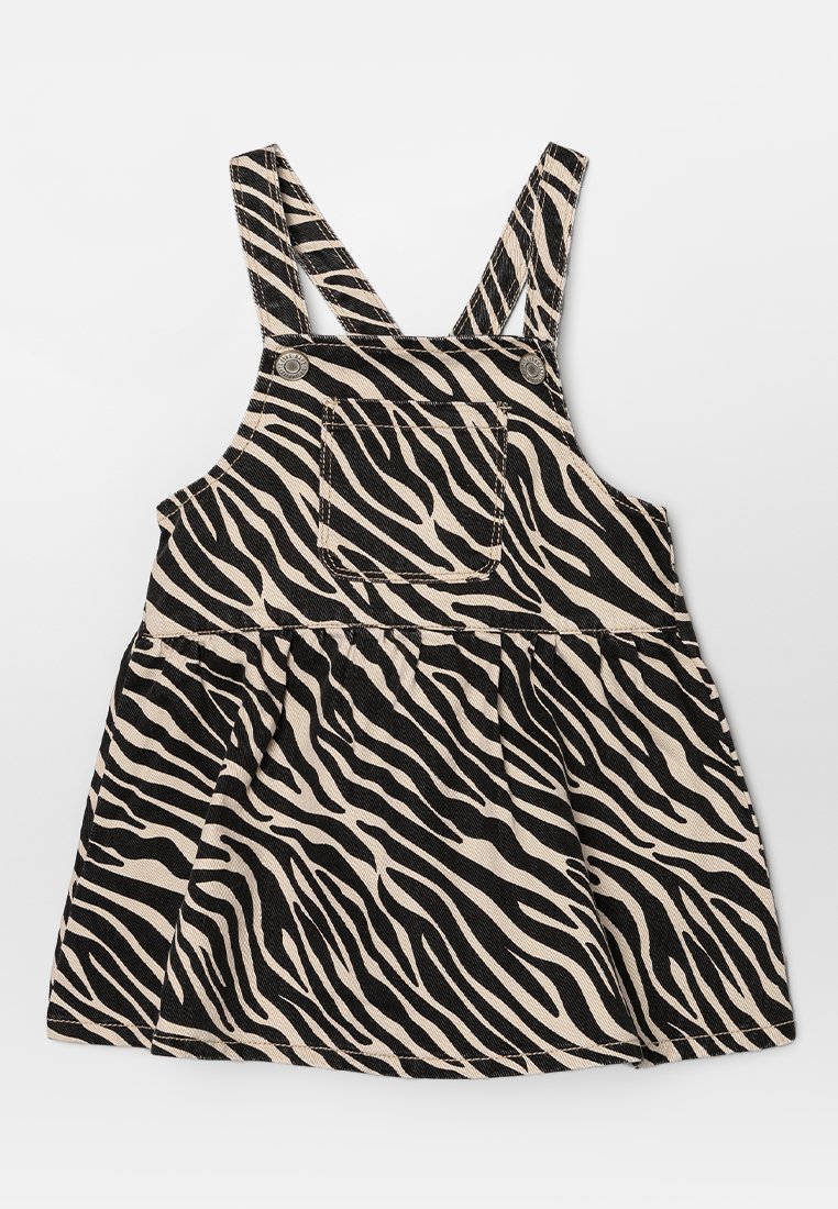 name it Jeansjurken lichtgrijs