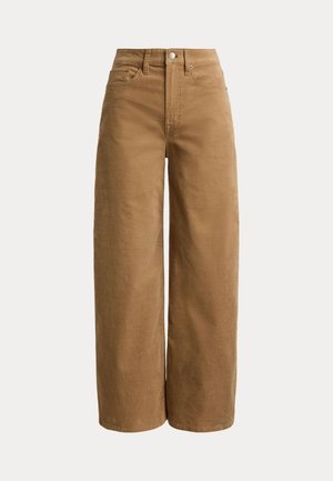 Lauren Ralph Lauren, CORDUROY HIGH-RISE SUPER WIDE-LEG PANT - Панталони - camel