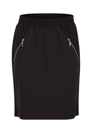 PULZ PZKira - Falda de tubo - black beauty