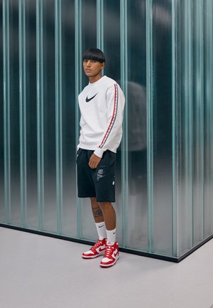 REPEAT CREW - Collegepaita - white/mystic navy/university red/black