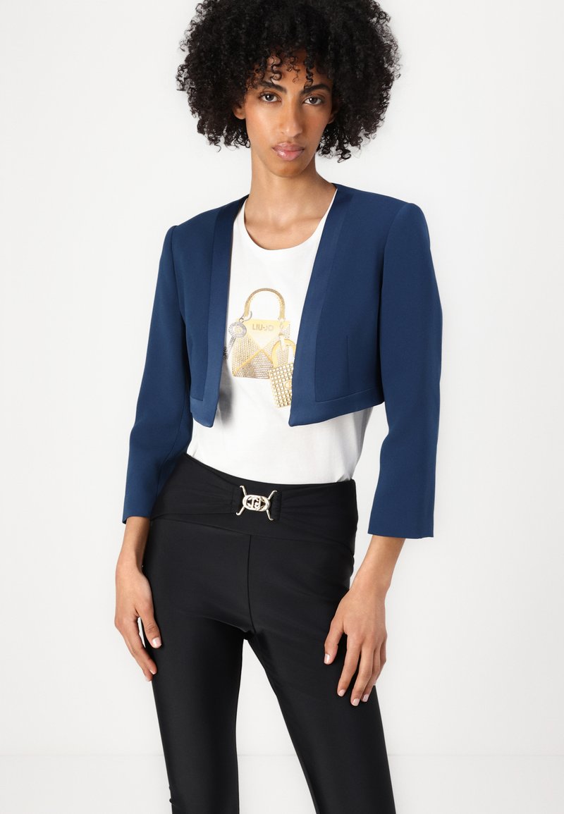 Blazer Donna Corto Elegante - Giacca Sportiva Con Maniche Lunghe - Foto 13