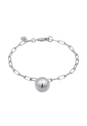 CHUNKY GLOBE CHARM - Armbånd - silberfarben