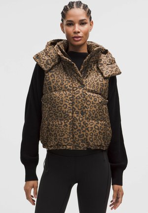 WUNDER PUFF - Bodywarmer - leopardo shift desert khaki multi