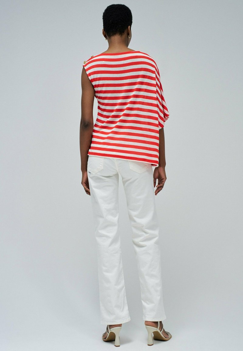 Hotel Kalinga Tshirt A Righe VICOLO T-SHIRT RIGATE NERO