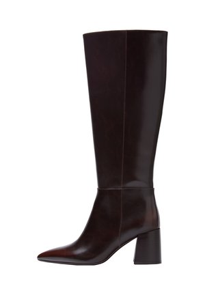 Stradivarius, CLASSIC BLOCK HIGH HEEL - Bottes - brown
