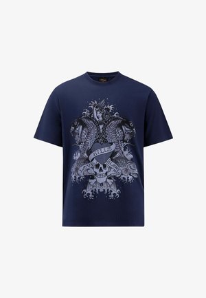Ed Hardy KILLS SLOWLY - T-shirt con stampa - navy