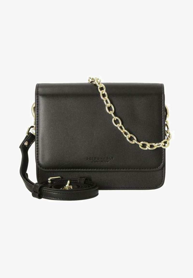 Seidenfelt NEES SMALL - Cross body bag - black gold