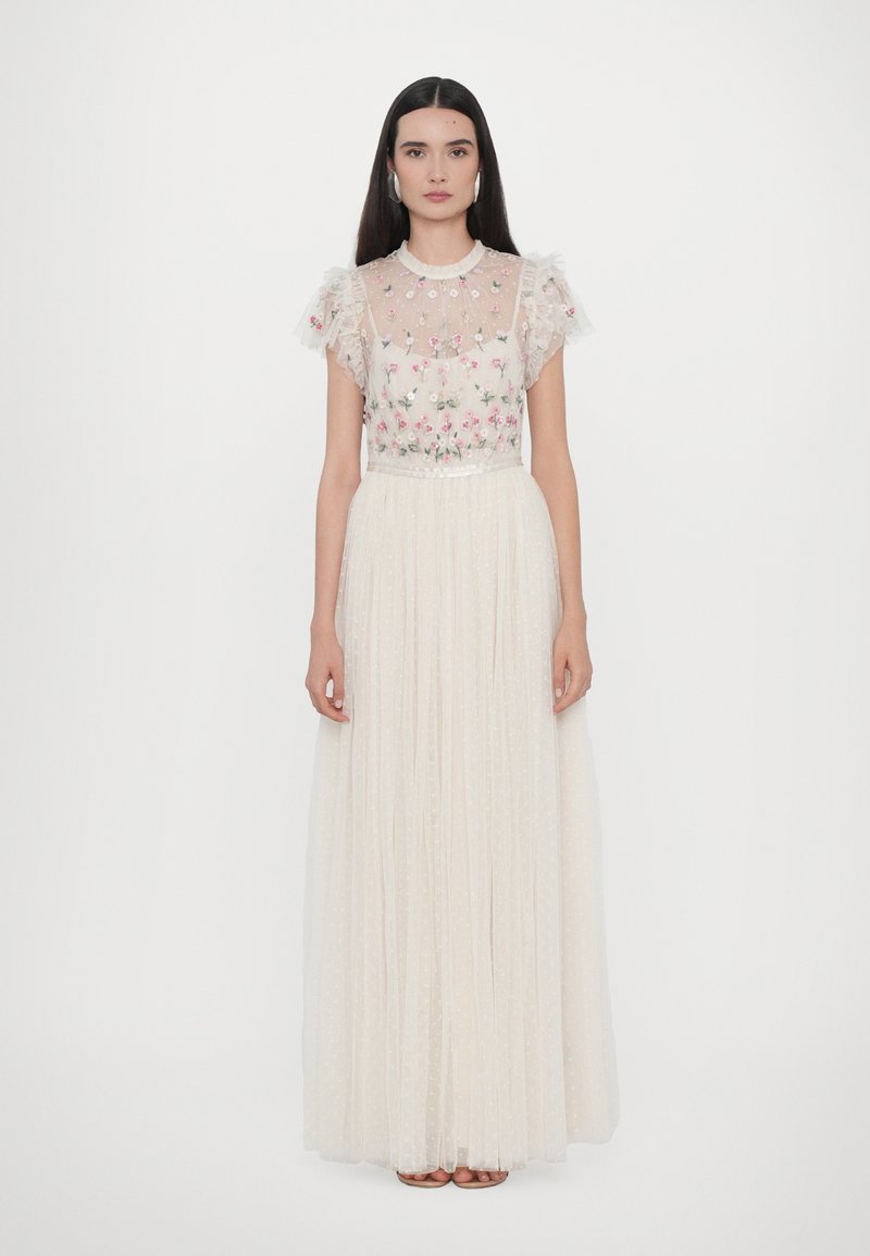 Needle & Thread - ROCOCO BODICE MAXI DRESS - Gallakjole - cream/multi-coloured, Forstør