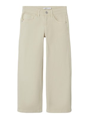 NKFROSE WIDE TWI-TP - Jean flare - beige