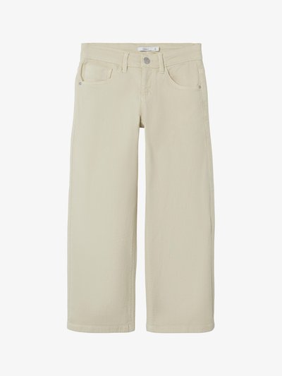 NKFROSE WIDE - Jean boyfriend - beige