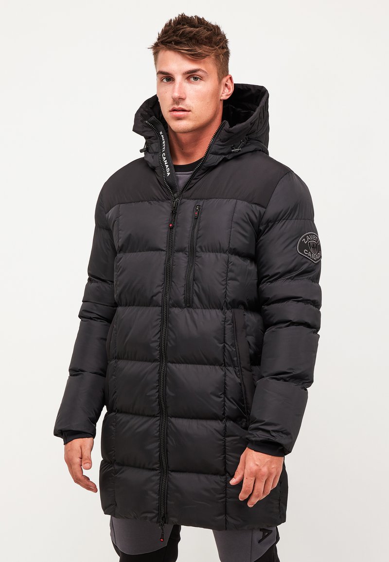 Alessandro Zavetti GRAYSON LONGLINE PUFFER JACKET Winter coat jet