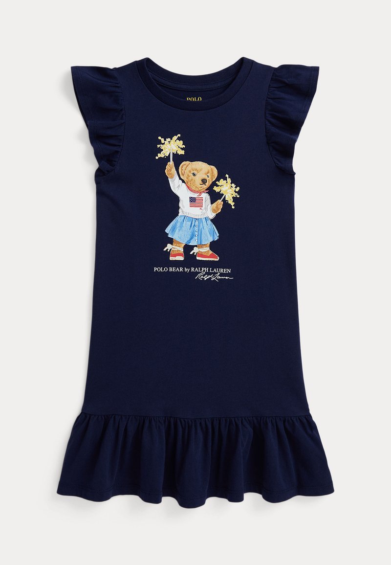 Polo Ralph Lauren - POLO BEAR COTTON JERSEY DRESS - Vestido ligero - newport navy, Ampliar