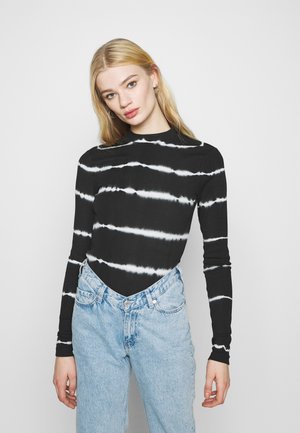 VERA MOCKNECK - Maglietta a manica lunga - black