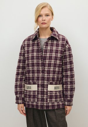 BIZUU, MAREN CHECKED JACKET - Jas - bronze