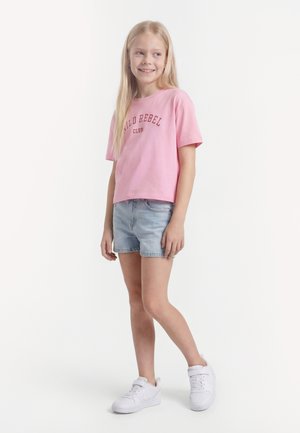 ONLY GIRLS KOGJASMINE BOXY - Majica kratkih rukava s printom - sea pink