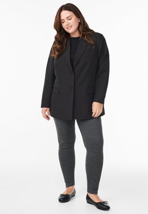 GEMUSTERTE MIT EINER NORMALEN TAILLE - Legingi — bikses - houndstooth check