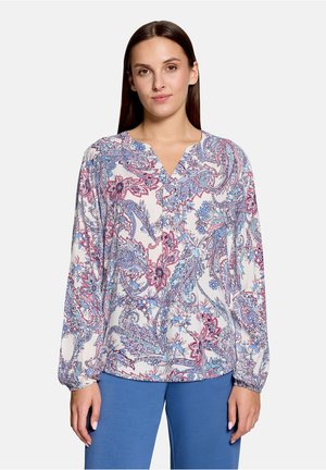 Betty Barclay, BETTY BARCLAY MIT PRINT SCHLUPFBLUSE - Blouse - beige blau