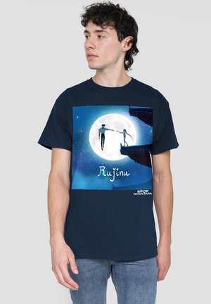 NETFLIX, KPOP DEMON HUNTERS RUJINU RUMI AND JINU MOON - Print T-shirt - dark blue